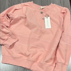 New love, shack, fancy salmon pink sweatshirt XS